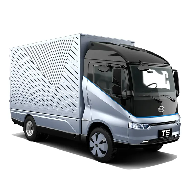 बीड टी 5 डी एकल पंक्ति शुद्ध इलेक्ट्रिक बॉक्स प्रकार लाइट ट्रक 85kwh 200 किमी नए ऊर्जा वाहन कार्गो वैन ट्रक फैक्टरी मूल्य