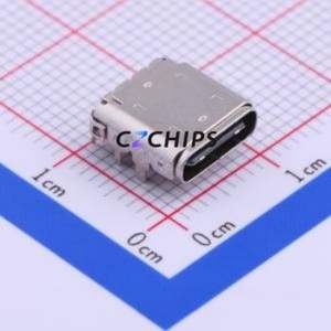 USB-306E-B-SU USB Connector SMD Connector ( Connector Type: Type-C )( Gender: Female )( Mounting Type: Horizontal Mount ) - Product Image 1