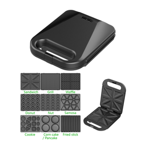 4 rebanadas de gran tamaño eléctrico Sandwich Waffle Maker Donut Nutty Grill Arepa Shell Pancake Maker <span class=keywords><strong>para</strong></span> la opción - Product Image 3