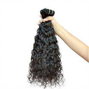 Cheveux indiens bruts Remy Jerry Curl Weave 30 pouces, simple trame - Product Image 1