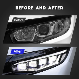 AURON Nueva Lámpara Delantera LED de 32V con Chip de Alto Lumen, Actualización Retrofit de 12V, Iluminación Blanca de 6000K, Faro Delantero 2016-2021 - Product Image 2