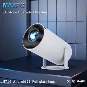 Máy chiếu LED di động thông minh S13 <span class=keywords><strong>Android</strong></span> 11 Wifi kép LCD 4K Video 720P Proyector Pro <span class=keywords><strong>Android</strong></span> 4K - Product Image 1