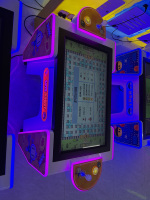 Jeu vidéo rétro multijoueur d'arcade pour 2 joueurs, compétitif, pour enfants