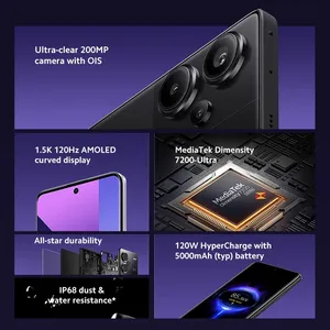 สมาร์ทโฟนรุ่น Note 13 Pro Plus 5G ใช้ชิป MediaTek Dimensity 7200-Ultra หน้าจอ 120Hz ความละเอียด 1.5K กล้อง 200MP - Product Image 2