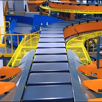 Capacité de conception et de production de trieuses à courroies croisées Truelisort pour les hubs d'expédition express, réduction de la main-d'œuvre
