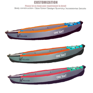 Canoë gonflable de haute qualité pour 1-2 personnes, fabriqué à Weihai, idéal pour l'extérieur, avec technologie Drop Stitch - Product Image 4