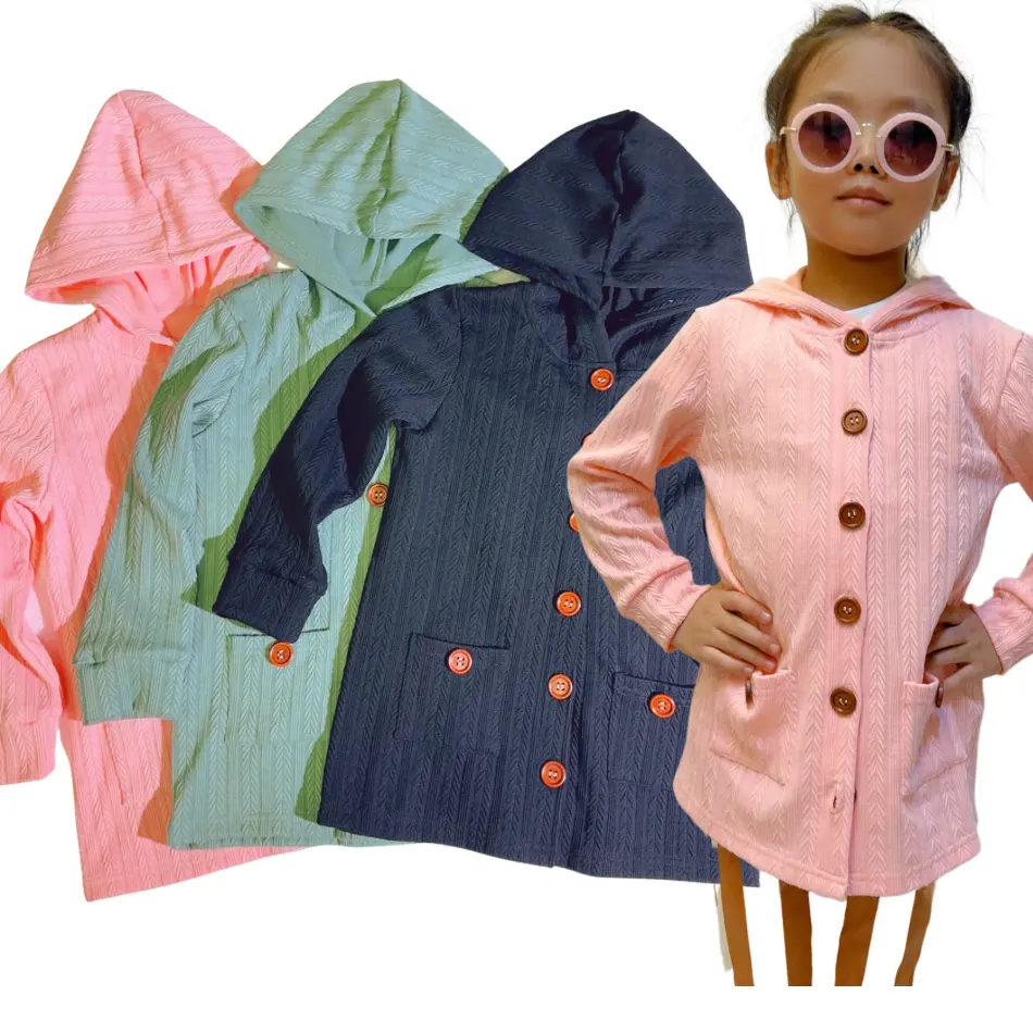 बेबी बॉय कपड़े शीतकालीन जैकेट गर्म कोट बाहरी वस्त्र हुड वाली बच्चे लड़कियां बेबी किड्स बुना हुआ स्वेटर