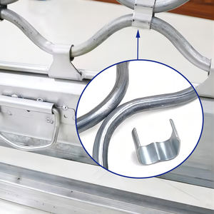 Accessoires de porte à enroulement grillagée personnalisés, clips en métal galvanisé - Product Image 3