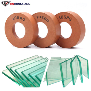عجلة تلميع زجاج مطاطية على شكل كوب مخصصة من المصنع 10S40/10S60/10S80/10S120 130 مم/150 مم لإزالة الحواف الخشنة وتلميع الزجاج - Product Image 4