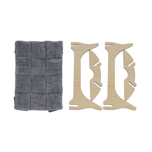 Groothandel Goedkope Luxe Kauwbestendig Afneembare Houten Verhoogde Waterdichte Hondenbed Draagbare Verhoogde Huisdierbedje Met Pluche Kussen - Product Image 5