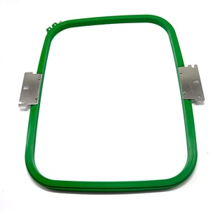 Ricamo telaio verde cerchio per ricamo abbigliamento parti macchine tessili telaio ricamato cerchio 42x40 - Product Image 1