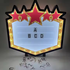 Tablero de mensajes LED personalizado, letras recargables de 26 piezas en cualquier tamaño y forma para exhibición - Product Image 1