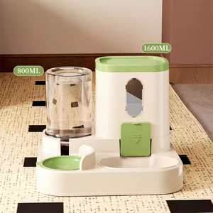 Comedero <span class=keywords><strong>y</strong></span> bebedero inteligente automático <span class=keywords><strong>para</strong></span> mascotas con separación seca <span class=keywords><strong>y</strong></span> húmeda de gran capacidad al por mayor con cuenco <span class=keywords><strong>para</strong></span> <span class=keywords><strong>perros</strong></span> <span class=keywords><strong>y</strong></span> gatos - Product Image 1