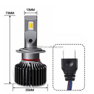 หลอดไฟหน้า H11 LED 12V H3 H7 H9 H1หลอดไฟรถยนต์48W 6000K หลอดไฟสูงต่ำ9007 H4 H13 9004หลอดไฟ LED K9 - Product Image 6