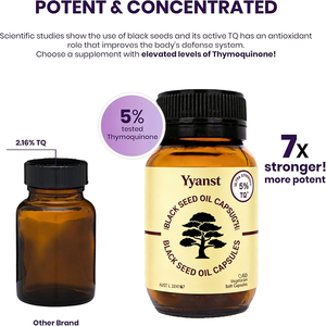 Cápsulas de Gel Suave de Alta Calidad, Suplemento de Omega TQ y Aceite de Semilla Negra, Refuerza la Inmunidad y la Salud del Corazón - Product Image 2