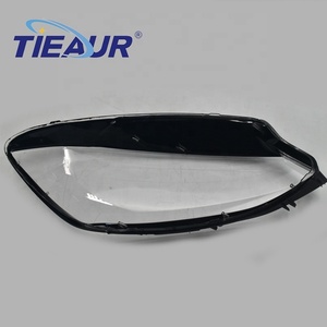 TIEAUR Accessoires Auto Très Vendus Cache-Phare Transparent à Bordure Noire Couleur Unie pour GOLF7.5 Année 2018-2020 - Product Image 5