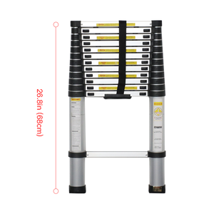ADTO Nhà Máy Giá 12M EN131 13 Bước Dễ Dàng Hộ Gia Đình Sử Dụng Có Thể Gập Lại Estrel Kính Thiên Văn Thang Nhôm Kính Thiên Văn - Product Image 1