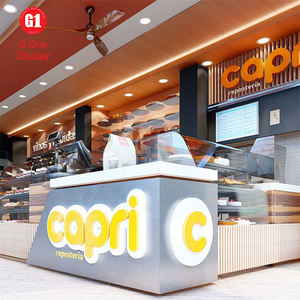 Vitrina de Exhibición de Pasteles de Lujo Personalizada, Decoración Exquisita, Vitrina de Panadería, Vitrina de Pared para Exhibición de Pan - Product Image 4