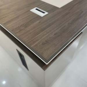 Meubles de bureau modernes et minimalistes, luxe léger, combinaison de chaise de bureau pour président/directeur, pour le bureau modulaire du patron - Product Image 6