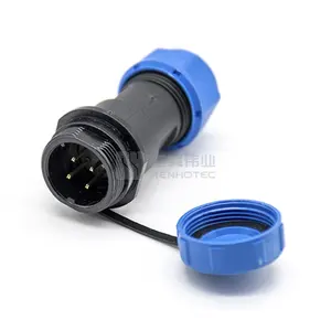 WEIPU SP מחבר 4 פינים Din פלסטיק Conector זכר נקבה