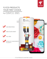 FLYCDI produk laris 2024 ponsel pintar untuk Oppo C112021 layar Lcd tampilan untuk Oppo Realme C20 Lcd telepon