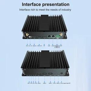 Industrial Grade 12V Android Dual Wifi Android 12 Debian 11 Ubuntu 18.04 LINUX 4K Network Advertising Media Box Player