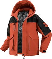 Neueste Winter-Jacke mit Abnehmbarem Zweischichtigem Design, Windbreaker mit Kapuze, Individuelles Logo, Kinder-Outdoor-Wasserdichte Fleece-Jacken