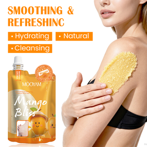 <span class=keywords><strong>Gommage</strong></span> Corporel au Sel de Bain à la Mangue Marque Blanche : Exfolie et Lubrifie la Peau pour le Corps, les Mains, les Pieds et les Zones du Maillot de Bain - Product Image 2
