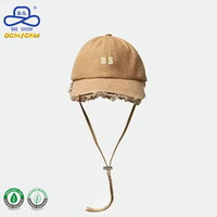 Gorras de Béisbol de Moda Casual con Visera Desgastada, Logotipo Personalizado, Correa Ajustable para la Barbilla, Estilo Vintage, para Unisex, Fábrica BSCI