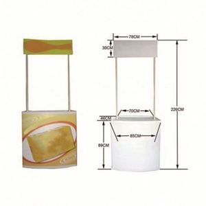 Mesa de Exhibición Portátil para Promoción de Productos 2025, Mostrador de Promoción para Exhibición en Tiendas, Mesa de Publicidad - Product Image 3