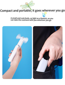 Ventilateur portable pliable en plastique, multifonctionnel, avec batterie externe USB 3-en-1, pour usage extérieur et domestique – Vente en gros - Product Image 6