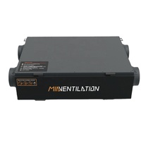 Systèmes de ventilation à récupération de chaleur VMC Double Flux 150 m³/h en acier inoxydable haute efficacité pour usage extérieur en milieu hospitalier