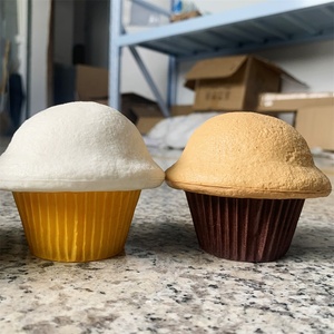 เค้กมัฟฟินนุ่มอร่อย รสช็อกโกแลต รุ่นออริจินัล ขนมปังเลียนแบบสีทอง ของเล่นเสริมพัฒนาการ ของขวัญ - Product Image 4
