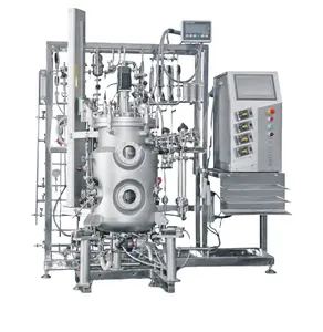 Tanque de fermentación de acero inoxidable biorreactor de fermentación 25l célula animal vegetal