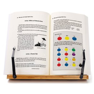 Wooden Reading Rack Adjustable Height Desktop Book <b>Stand</b> Minimalist Design For Kids School Use - Product Image 1