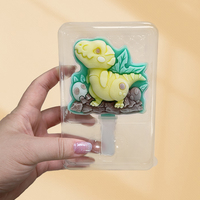 Moule en silicone pour crème glacée dinosaure-Moule à gâteau en mousse Popsicle fait maison créatif pour accessoires de cuisine