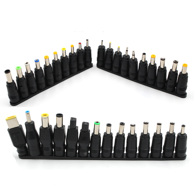 3 Sets DC Connector Kit | 34Pcs Laptop DC Tip Adapters  with 5525/5521/5010 Tips
