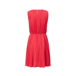 Vestido de cóctel rojo de gasa sin mangas con cintura ajustada para mujer, vestido de fiesta, procesamiento OEM - Product Image 4