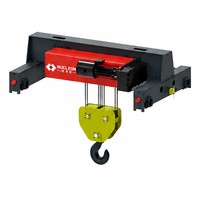 Palans électriques à double rail NUCLEON européens, matériaux de levage en câble métallique NRT, classe M5, 50 tonnes, à vendre