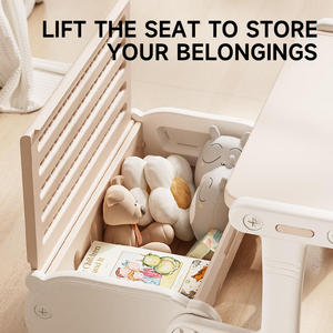 Pizarra de Dibujo Multifuncional de Plástico Blanco para Niños, Mesa de Escritura Plegable y Borrable para Jardín de Infancia y Uso Doméstico - Product Image 2