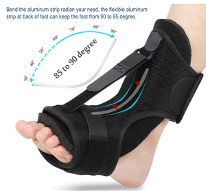 Chất Lượng Cao Mắt Cá Chân Chân Brace <span class=keywords><strong>Plantar</strong></span> <span class=keywords><strong>Fasciitis</strong></span> Đêm Nẹp Lưng Foot Brace Cho Gót Chân Pain Relief - Product Image 6