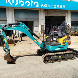 Sûr et fiable Japon Kubota u17-6 utilisé mini pelle domestique 1 tonne u17 d'occasion agricole pelle moteur kubota - Product Image 2