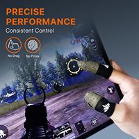 Ces manchons de doigt pour jeux vidéo plaqués argent sont durables, très élastiques et peuvent offrir une aide pendant le jeu.