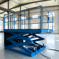 Plateforme élévatrice à ciseaux électrique fixe en acier inoxydable 1000 kg, vente directe usine