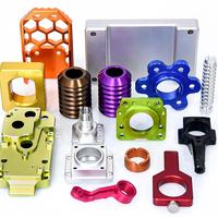 Fabricación de Piezas Prototipo de Aleación de Aluminio Anodizado, Mecanizado CNC de Precisión, Torneado, Fresado, Electroerosión por Hilo, Personalizado en 3D