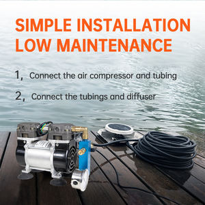 HCEM 24V Solar be lüfter für die Aquakultur 150W Oxygen ator Pump 2 Bar Solar betriebene Belüfter maschine für Fischteich und Landwirtschaft - Product Image 3