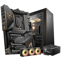 Carte mère MS'I MEG Z590 ACE d'occasion avec socket LGA 1200, compatible avec les processeurs Intel Core / Pentium Celeron de 11e et 10e génération / CPU