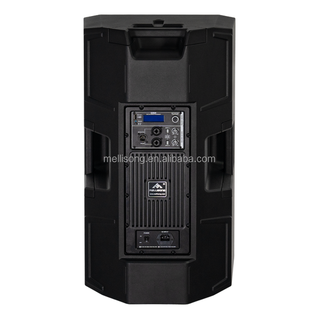 Professional Powerful 15-Inch Plastic Active Powered Portable Audio PA Speaker Box Bluetooth DSP 800W Surround Sound Amplifier