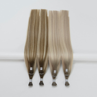 Extensions de cheveux Nano Tip Luxsea Hair 12A Grade Virgin Remy Russian Double Drawn en cheveux humains lisses et doux