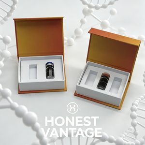 Custom Printed Eco-Friendly Cardboard Cosmetic Peptide Vial Packaging Boxes with Magnetic Flip Box Portable Handle 3ml Sizes - Product Image 6